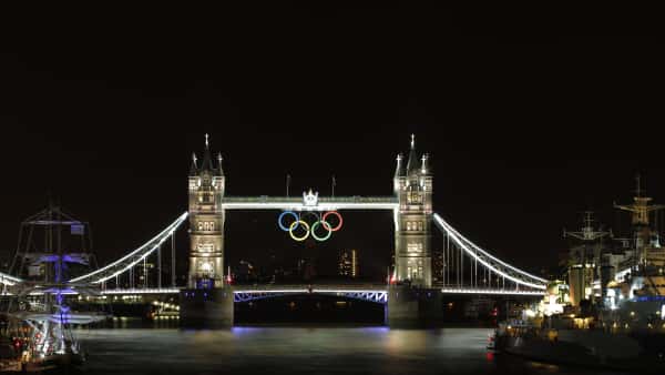 London Bridge Olympische Ringe