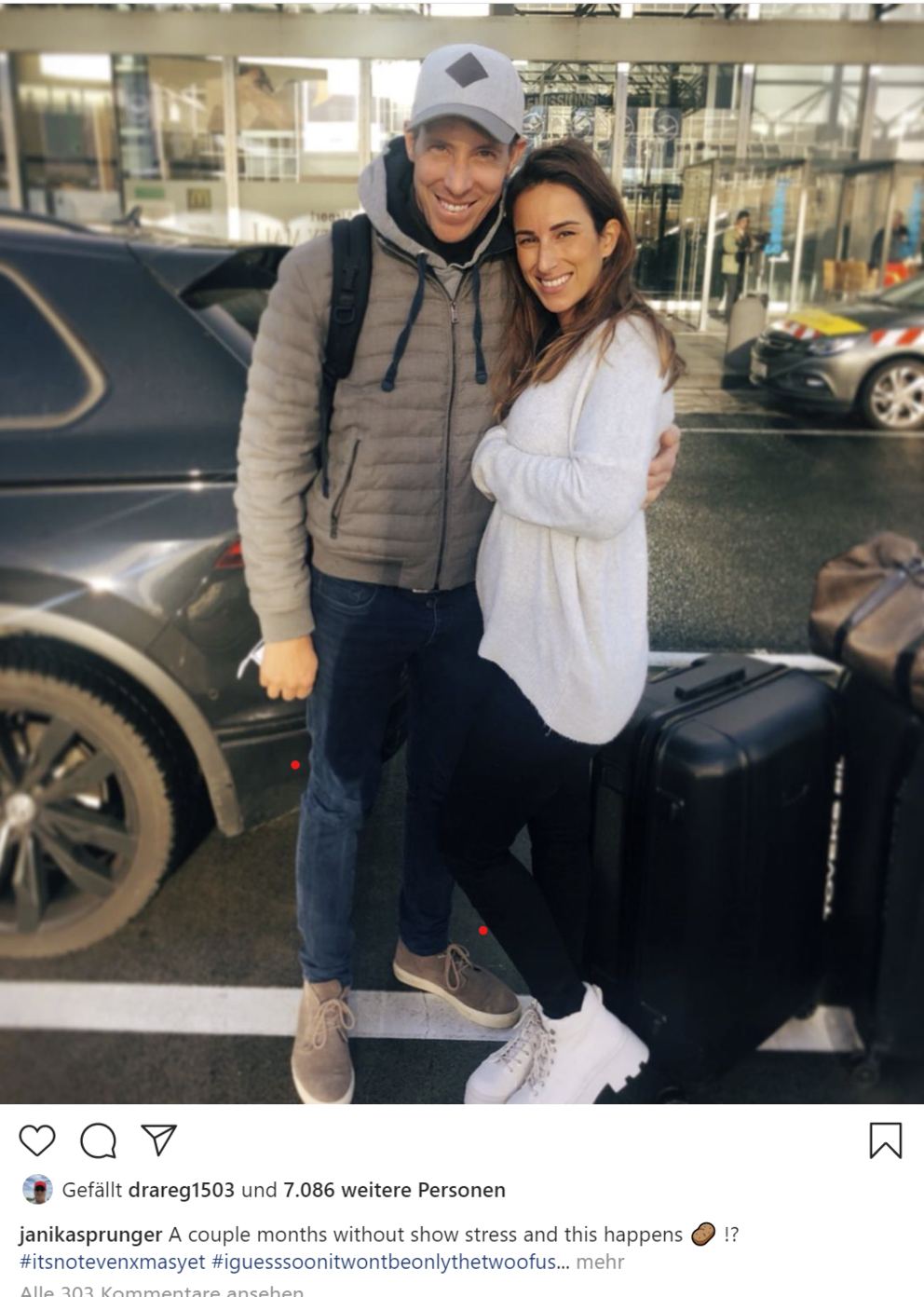 Janika Sprunger und Henrik von Eckermann erwarten ihr ...