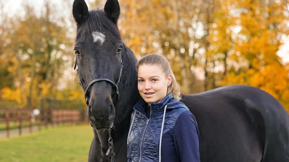 Lynn Greven mit ihrem Top-Pferd Falcon HP