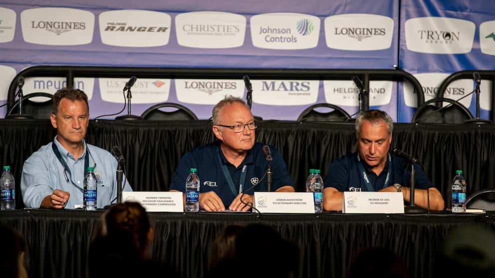 Pressekonferenz Weltreiterspiele 2018 Distanzreiten